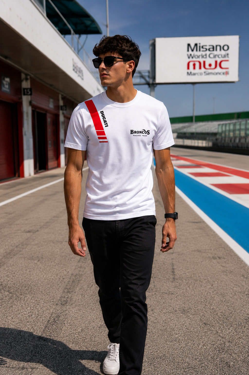 T-shirt Broncos Racing Night